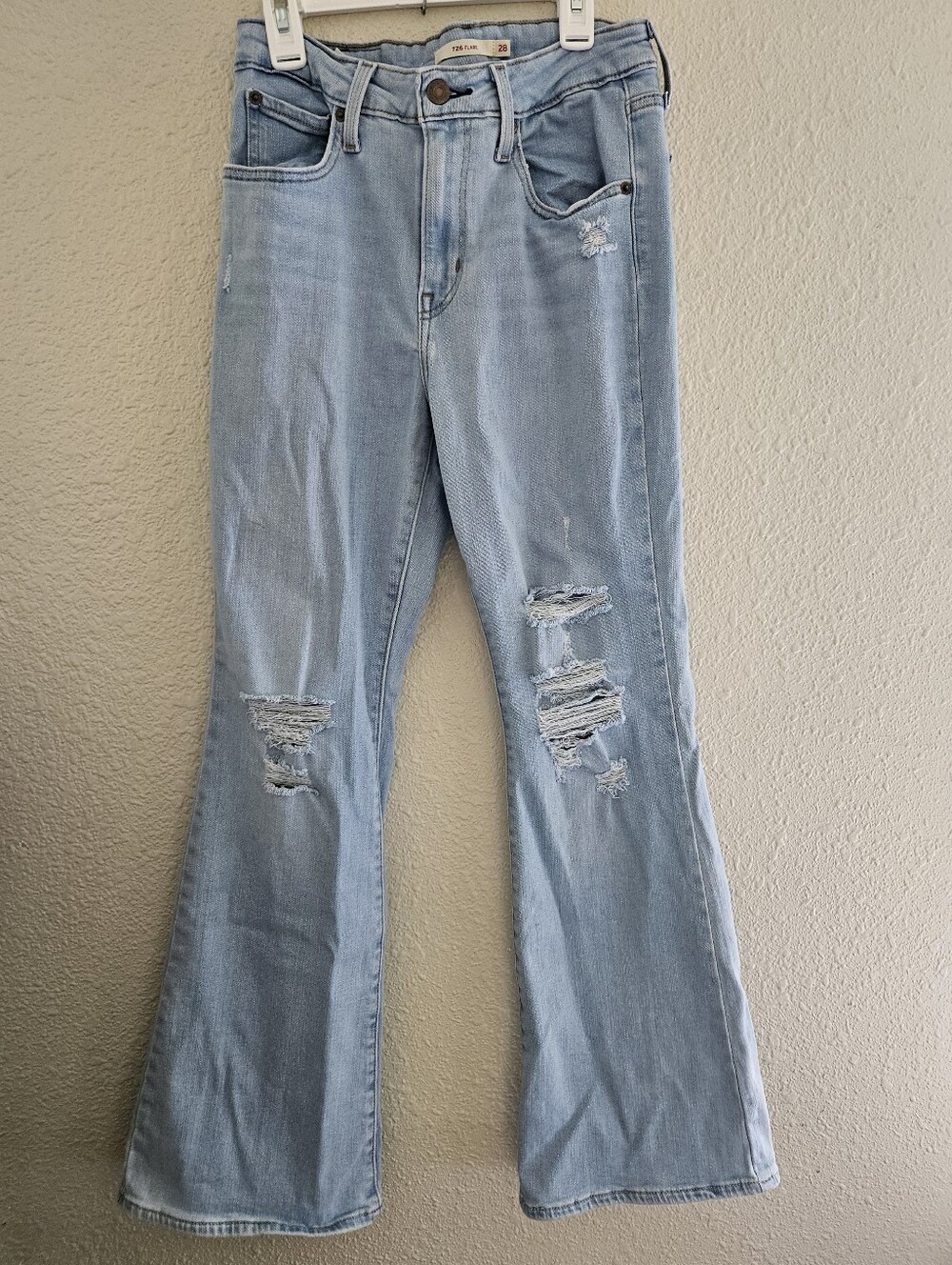 Womens Levi Flare Jeans